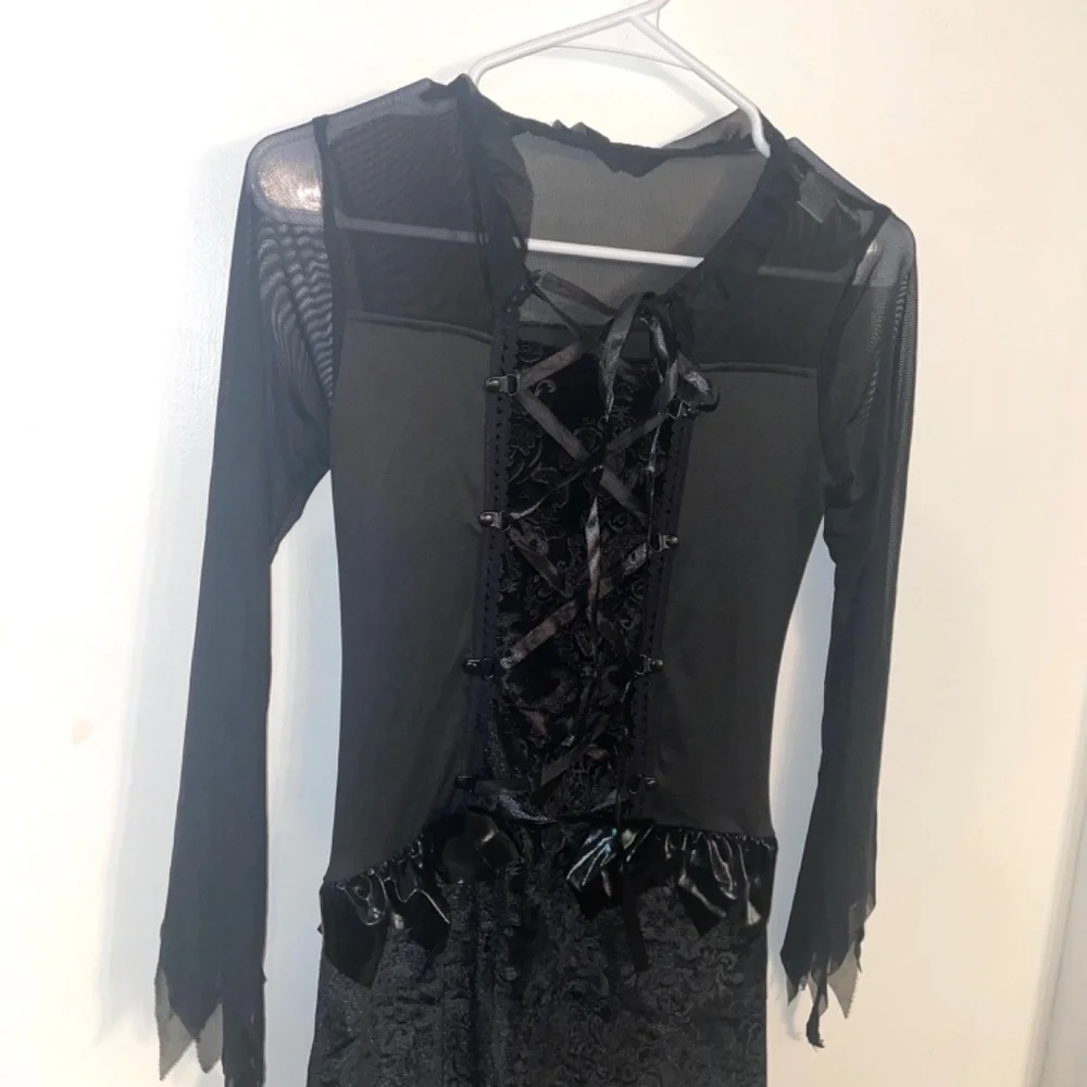 NWOT Girls Dress For Angel,Witch,Ghost Black Halloween Costume Cosplay Size XXL